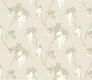 Tapet Leonora, Ivory Neutral Luxury Floral, 1838 Wallcoverings, 5.3mp / rola