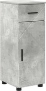 vidaXL Dulap de Baie cu sertar cu ușă Gri din beton 30 x 35 x 80 cm