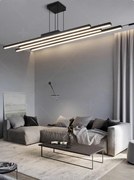 Lustra LED G4038 – 74W, cu telecomanda, ~6.600 lumeni, 3 temperaturi de culoare