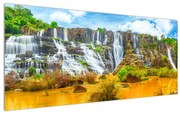 Tablou cu cascade (120x50 cm), în 40 de alte dimensiuni noi