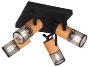 Plafoniera vintage 4 becuri E27 TOSH 804300432 Trio