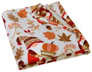 Pătură portocalie-maro din micropluș/cocolino 130x170 cm Woodland Gonks – Catherine Lansfield