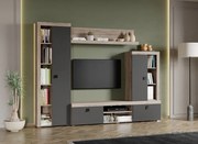 Set Mobilier Living Gri cu Stejar Gri Sam-C31