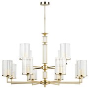 Lustra 12 brate moderna realizata manual Artu Ryfel