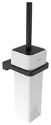 Perie de toaletă de perete NIMCO MAC 29094K-90 MAYA alb/negru mat