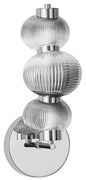 Aplica de perete LED design modern Leda crom
