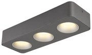 Spot LED aplicat aluminiu gri HANGARAU 3