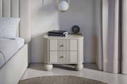Set noptiere Vesper 56 cm - cașmir / mânere aurii / picioare rotunde