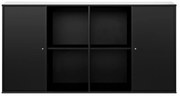 Comodă de perete negru Hammel Mistral Kubus, 136 x 69 cm