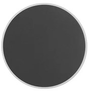 Aplica LED de perete design ambiental CYRCLE 20cm negru