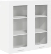 vidaXL Dulap suspendat cu depozitare Alb 80 x 31 x 80 cm Lemn compozit