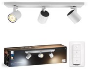 Spot LED dimabil Philips Hue RUNNER 3xGU10/4,2W/230V alb + telecomandă