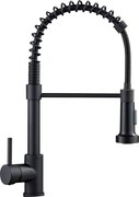 Mexen Clara baterie de bucătărie, negru - 670501-70