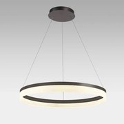 Lustra LED circulara suspendata Ara 60cm, Bronz