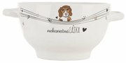 Castron din ceramică Orion Endless love Dog , diam. 14 cm