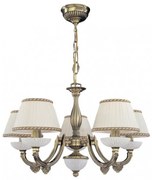 Candelabru din alama 5 brate design italian 5400