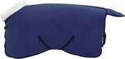 vidaXL Pătură pentru cai Albastru marin 75 cm Fleece polar