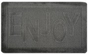 Covoraș de baie gri antracit 60x100 cm Enjoy – Foutastic