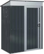 vidaXL Magazii pentru grădină Antracit 137 x 81 x 180 cm Metal