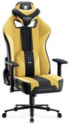 Scaun gaming din material Diablo X-Player 2.0 Normal Size: Dark sunflower