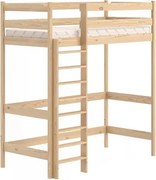 Pat pentru copii cu etaj Samio 90x200 - pin
