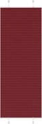 vidaXL Jaluzea plisată Bordeaux Roșu 70x200 cm Lățime țesătură 69,4 cm