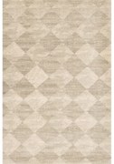 Covor lana Checkered beige Selectează mărime: 133 X 190