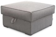 Taburet bej SMART COSARO cu spatiu de depozitare 65x65 cm