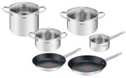 Set de vase de gătit Tefal 10 buc. COOK EAT oțel inoxidabil