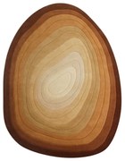 Covor cărămiziu din lână 160x230 cm Puddle Ombre Wool – Flair Rugs