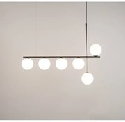 Lustră pe cablu SILIA 6xG9/12W/230V negru