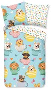 Lenjerie de pat pentru copii din bumbac pentru pătuț 90x130 cm Dogs – Bonami Selection