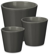 Set ghivece de flori conice Ø 14, 17, 22 cm