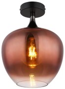 Plafonieră Globo 15548DG MAXY 1xE27/40W/230V cupru