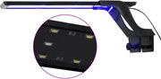 vidaXL Lampă LED pentru acvariu, cu clemă, albastru/alb, 35-55 cm