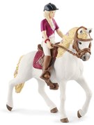 Figurină Schleich 42540 Sofia, cu articulațiimobile și cal, 15 cm