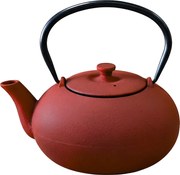 Ceainic din fontă cu infuzor NOMI, 800 ml, roșu