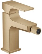 Baterie bideu culoare bronz periat, Hansgrohe, cu ventil click-clack, Metropol Bronz periat