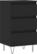 vidaXL Dulap, negru, 40x35x70 cm, lemn prelucrat