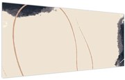 Tablou - Abstractizare bej (120x50 cm)
