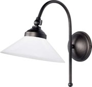 Aplica de perete din alama si sticla design vintage Sofia