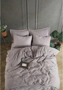 Set lenjerie pat ROAD POTLU, maro, bumbac/poliester, 200x220 cm, cu ce