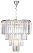 Lustra eleganta design deosebit AMEDEO, crom 17106/4+1-CHR ZL