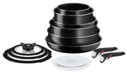 Set de vase de gătit Tefal 13 buc. INGENIO EASY COOK & CLEAN BLACK