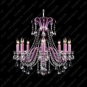 Lustra 8 brate cristal Bohemia L11 907/08/1-A, F light amethyst, BC