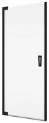 Usa batanta cu profil compensator, negru mat, 70 cm, instalare stanga Ronal Cadura 700 mm, Negru mat, Stanga