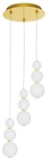 Lustra dimabila moderna cu 3 pendule LED FLEA