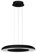 Lustra LED suspendata design modern EPOSI negru D-60cm
