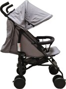 Carucior sport tip umbrela Baby Care™ PRO 818B, Spatar reglabil in 7 trepte, Pozitie somn, Amortizoare, Frana picior, Pliabil, Gri