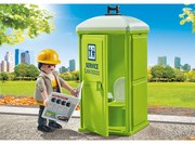 TOALETA MOBILA - PLAYMOBIL CITY ACTION - CITY CLEANING - (PM71435)
